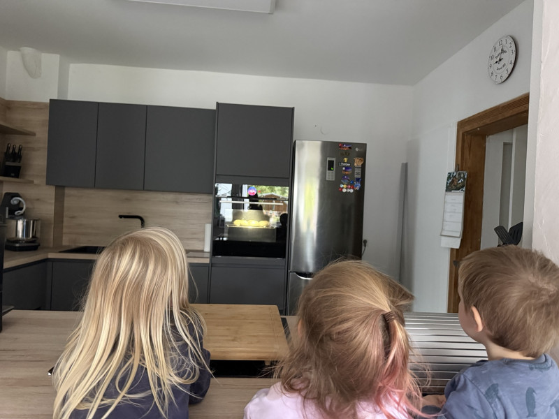 Der Blick in die Küche